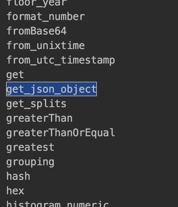 get_json_object